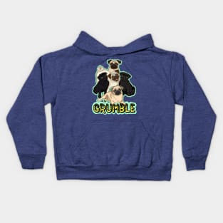 Pug Grumble Kids Hoodie